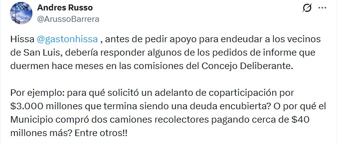 "Si hay superávit, ¿por qué endeudar a los vecinos?"